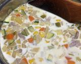 野菜もりもりミルクスープ作り方4写真