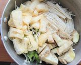 とろとろ茄子とえのきの味噌汁♪作り方3写真