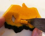 お弁当にも！ハロウィンかぼちゃランタン作り方5写真