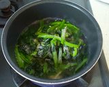 ほうれん草かきたま塩ラーメン作り方2写真