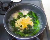 ほうれん草かきたま塩ラーメン作り方3写真