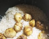 栗ご飯（うっすらお醤油味）作り方3写真