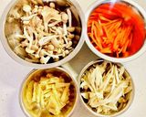 キノコとごぼうの♡炊き込みご飯♡作り方2写真