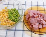 たっぷりハムの具沢山おにぎり作り方1写真