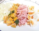 たっぷりハムとかぼちゃの春巻作り方1写真
