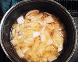 簡単☆白菜と卵のスープ作り方1写真