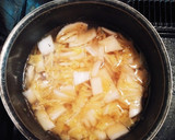 簡単☆白菜と卵のスープ作り方1写真