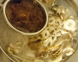 おかずスープ☆舞茸ともやしの味噌汁作り方6写真
