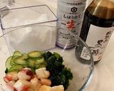 きゅうりとわかめの酢の物〜黒酢編作り方3写真
