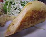 フライパンでベーコン入り卵焼き作り方9写真