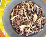 レンジで☆牛肉と茸のガーリックオイル蒸し作り方4写真