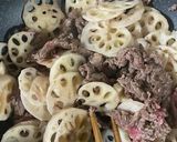 牛肉れんこん作り方3写真