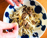 牛肉とシャキシャキもやしの山椒炒め作り方5写真