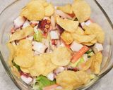 堅あげポテトの簡単中華風パリパリサラダ作り方4写真