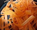 ピーラーにんじんのカレーマリネ お弁当に作り方1写真