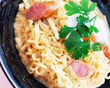 豆乳でカルボナーラ風作り方7写真
