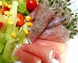 10分で出来るおつまみ♪生ハムチーズ☆作り方4写真