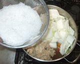 肉豆腐♪簡単豚肉白菜作り方10写真