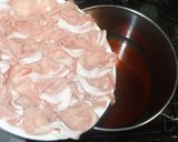 肉豆腐♪簡単豚肉白菜作り方7写真