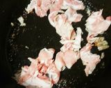 弁当★少量豚肉×なす×えのきのポン酢炒め作り方1写真