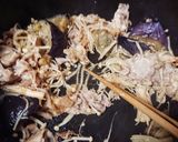 弁当★少量豚肉×なす×えのきのポン酢炒め作り方3写真