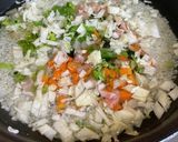 栄養満点☆鶏ごぼうの炊き込みご飯　離乳食作り方4写真