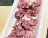 たっぷり夏野菜と豚肉の甘酢照り焼き作り方2写真