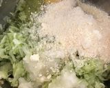 トルコ料理　ズッキーニパンケーキ作り方3写真