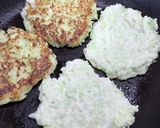 トルコ料理　ズッキーニパンケーキ作り方7写真