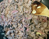 牛焼肉の焼き飯♪作り方3写真