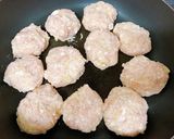 たけのこ入り鶏つくね作り方4写真