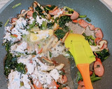 キノコとほうれん草の和風クリームパスタ☆作り方2写真