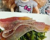 リカちゃん♡洋風?空芯菜の前菜◌˳作り方8写真