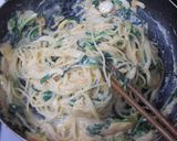 絶品♪キムチクリームパスタ作り方4写真