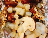 松茸そっくり☆サマツと海老のホイル焼き作り方3写真