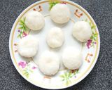 ご飯deカリっと♪もちもち味噌焼き団子作り方3写真