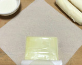 余った春巻きの皮でネギチーズ焼き作り方1写真