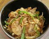 甜麺醤で甘辛豚丼作り方8写真