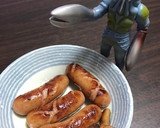 ウィンナーとシイタケの軸の炒めもの作り方2写真