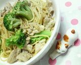 ✿ポークとブロッコリーの❀マヨ醤油パスタ作り方7写真