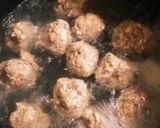 レバー団子鍋 〜にんにく醤油味〜作り方5写真