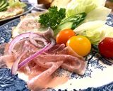 イベリコ豚の生ハムと目玉焼き作り方2写真
