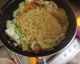 キムチの素使って、絶品ソース焼きそば。作り方3写真
