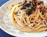 高菜とツナと塩昆布のパスタ作り方5写真