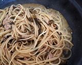 高菜とツナと塩昆布のパスタ作り方4写真