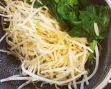塩ラーメン風?もやしとホーレン草のナムル作り方2写真