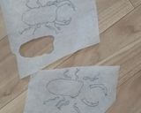 チョコのカブトムシとクワガタ作り方2写真
