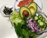 サーモン＆アボカド　サラダ作り方1写真