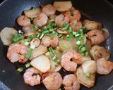 簡単！カブと海老の麺つゆパスタ作り方6写真
