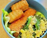 ニンニク醤油の厚揚げ^_^タロの弁当42作り方1写真